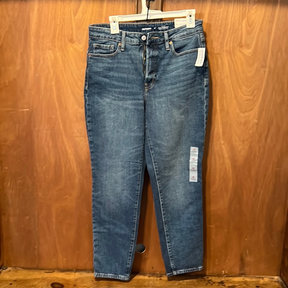 Old Navy O.G. Straight Leg High Rise Jeans with Secret Slim Pockets